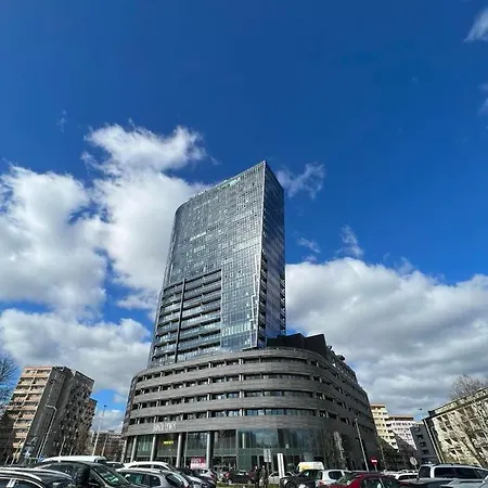 Miodowy Apartament W Hanza Tower -Sauna&Pool Stettin Exterior foto